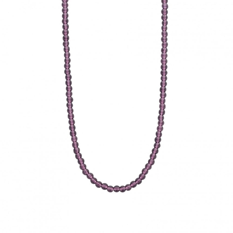 Ti Sento Ladies Purple Beaded Necklace