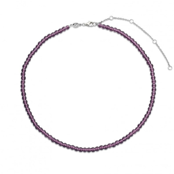 Ti Sento Ladies Purple Beaded Necklace