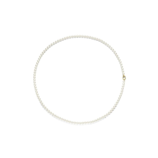 Ti Sento Ladies Statement Oval Clasped Pearl Necklace