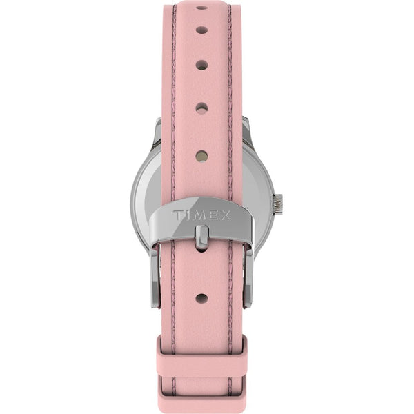 Timex Children's  29mm Silver Dial Leather Watch