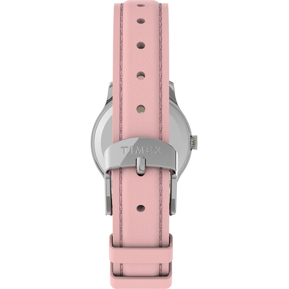 Timex Children's  29mm Silver Dial Leather Watch