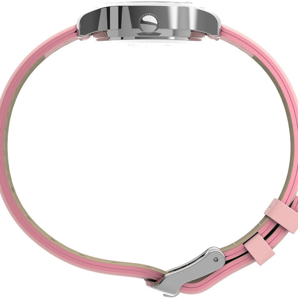 Timex Children's  29mm Silver Dial Leather Watch