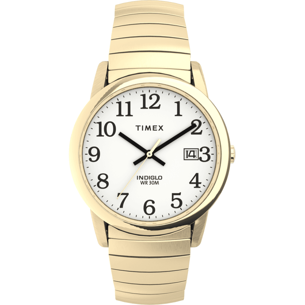 Timex Ladies' Easy Reader® 35mm White Dial Expansion Bracelet Watch