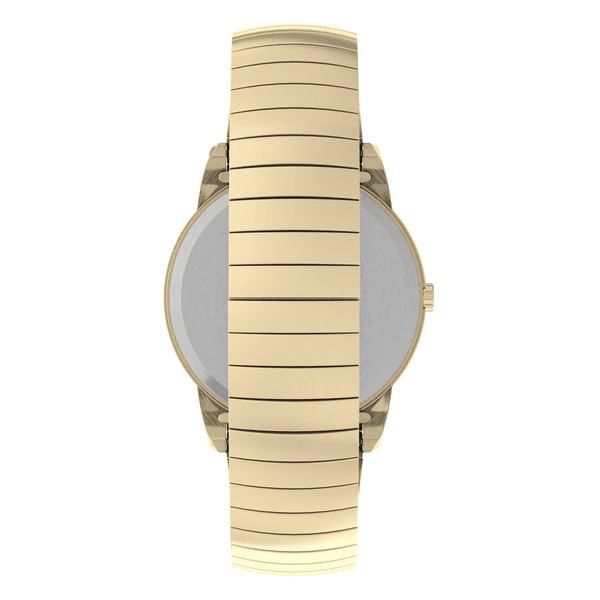 Timex Ladies' Easy Reader® 35mm White Dial Expansion Bracelet Watch