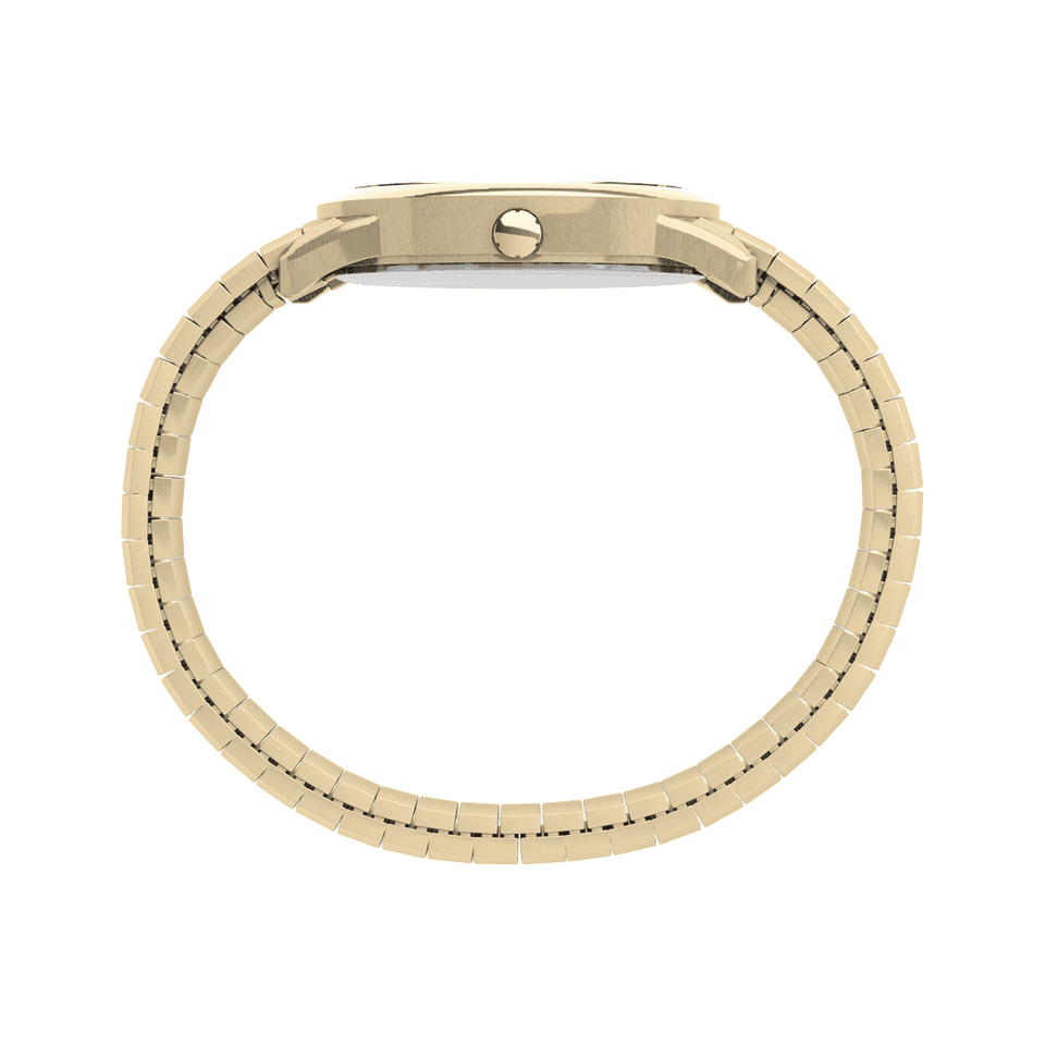 Timex Ladies' Easy Reader® 35mm White Dial Expansion Bracelet Watch