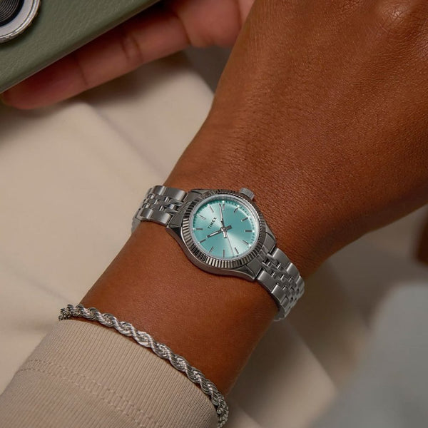 Timex Ladies Legacy Mini 25mm Blue Dial Watch