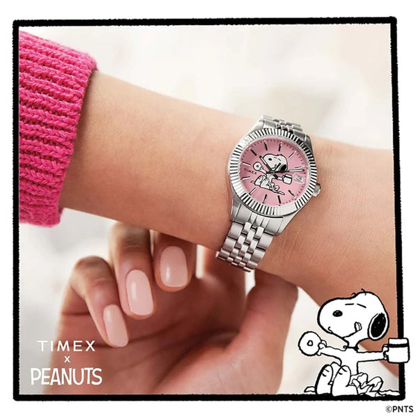 Timex Ladies Peanuts Legacy 34mm Bracelet Watch