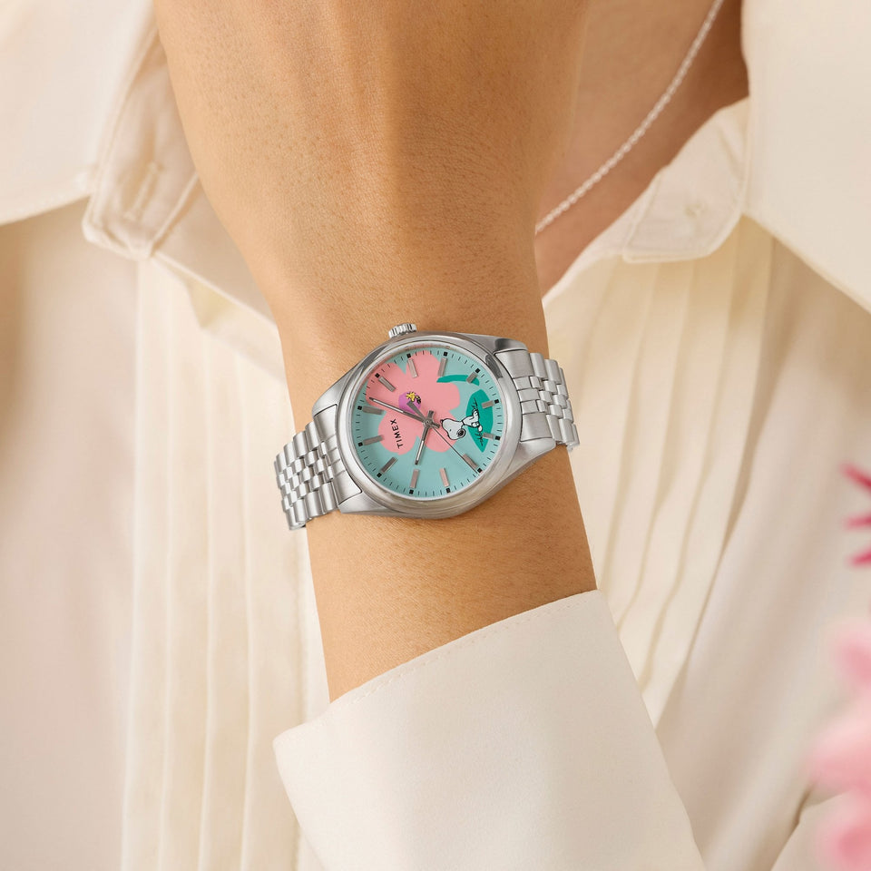 Timex Ladies Peanuts Legacy Snoopy with Flower 36mm Watch