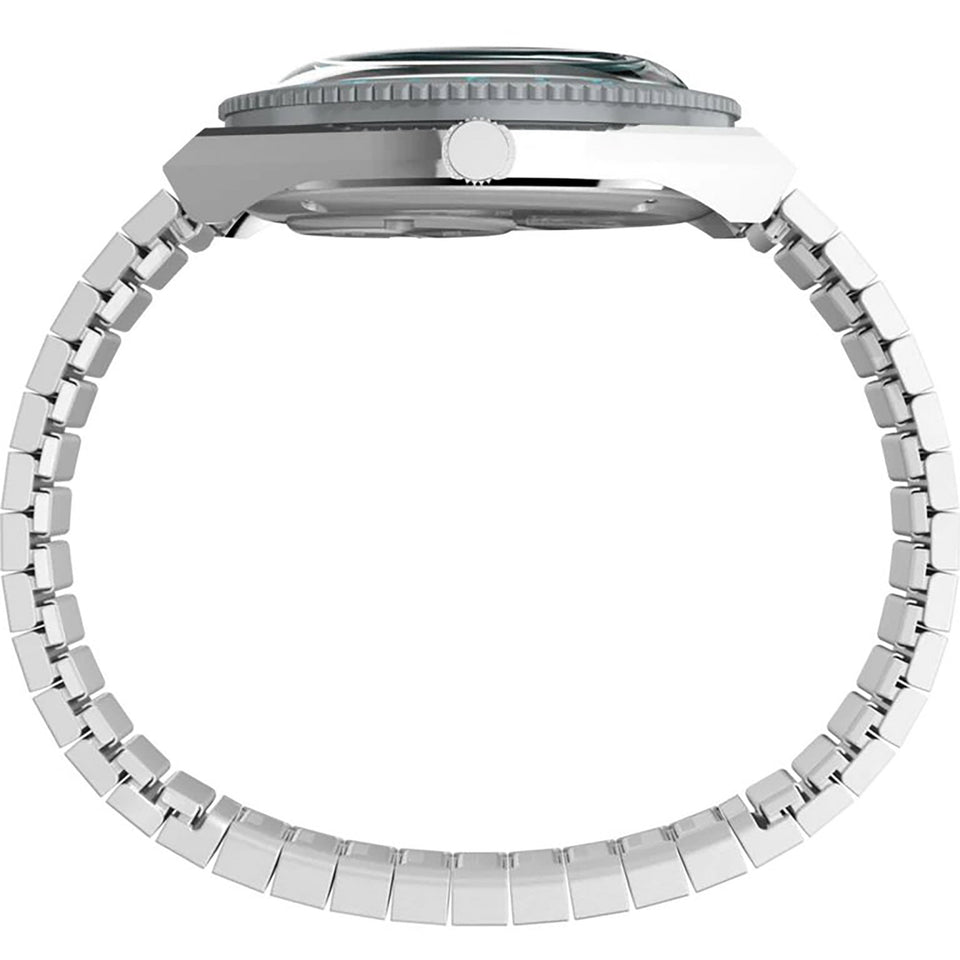 Timex Ladies Q Peanuts 36mm Blue Dial Watch