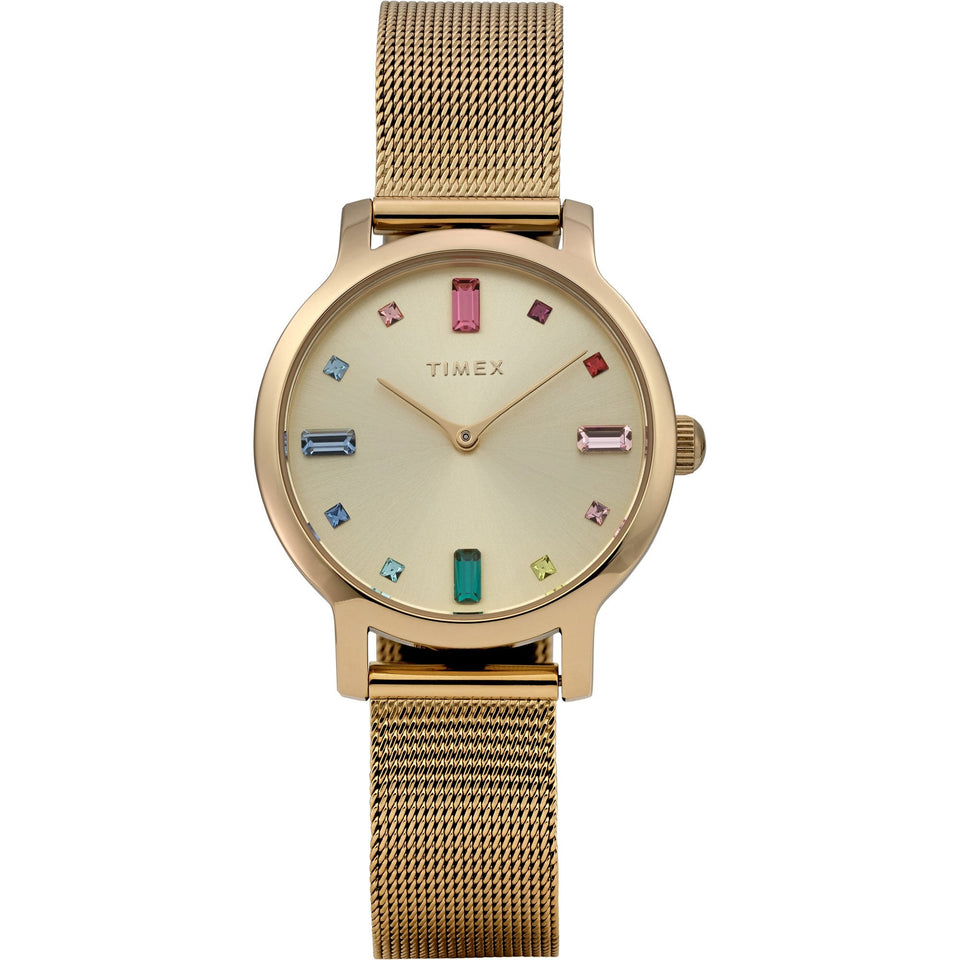 Timex Ladies Transcend 31mm Gem Dial Watch