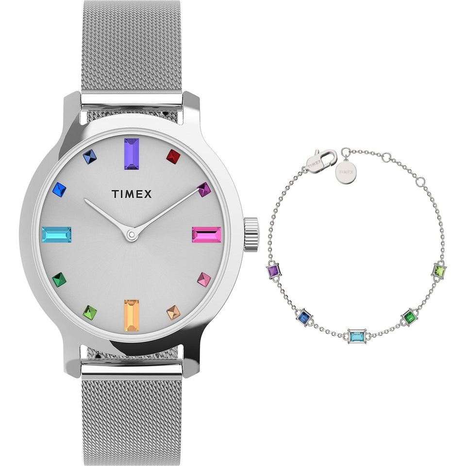 Timex Ladies Transcend Watch and Bracelet Set