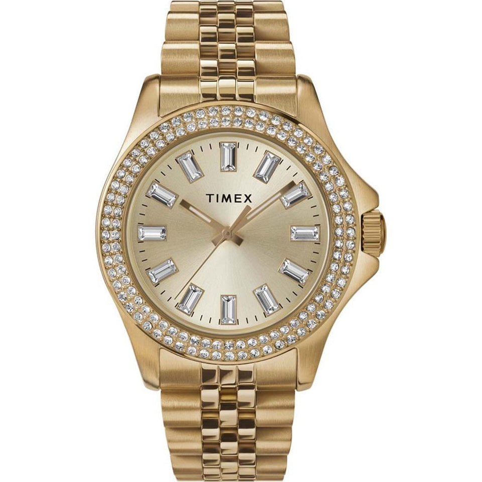 Timex Ladies Trend Kaia Gold Plated Quartz Watch
