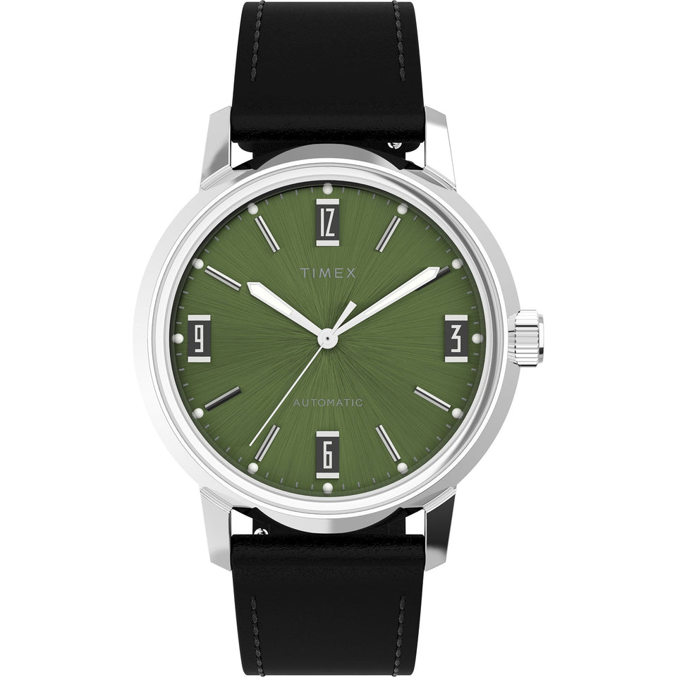 Timex Marlin Mens Automatic Green DialMens 40mm Strap
