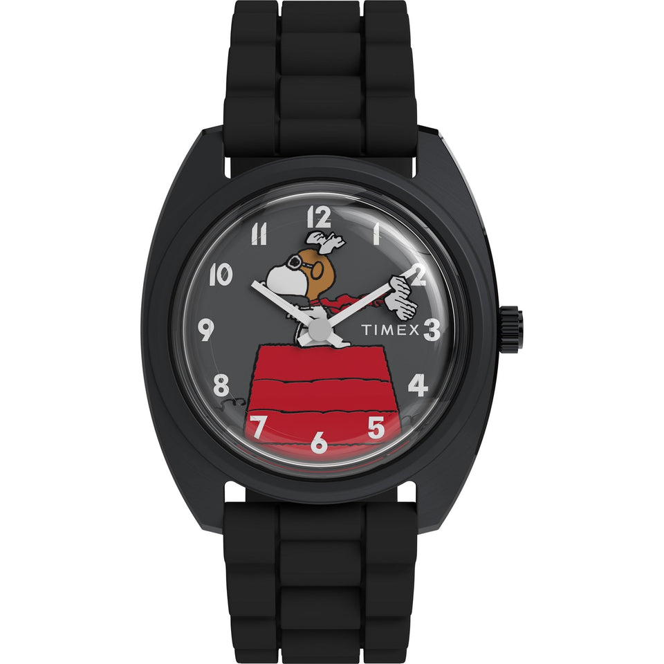 Timex Mens 1979 Snoopy Reissue Inspired Black Watch