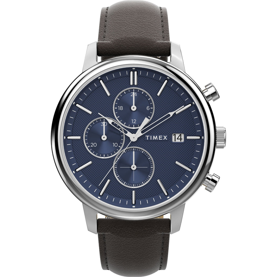Timex Mens Chicago 45mm Chrono Strap Watch