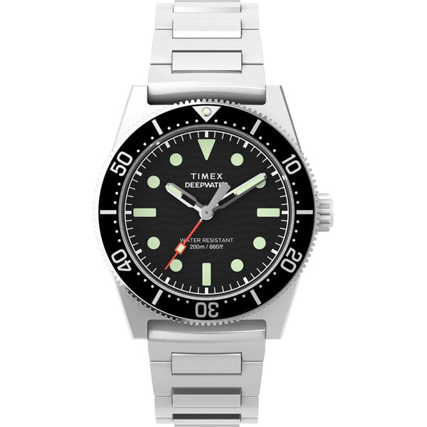 Timex Mens Deepwater Reef 200 41mm Black Dial Watch