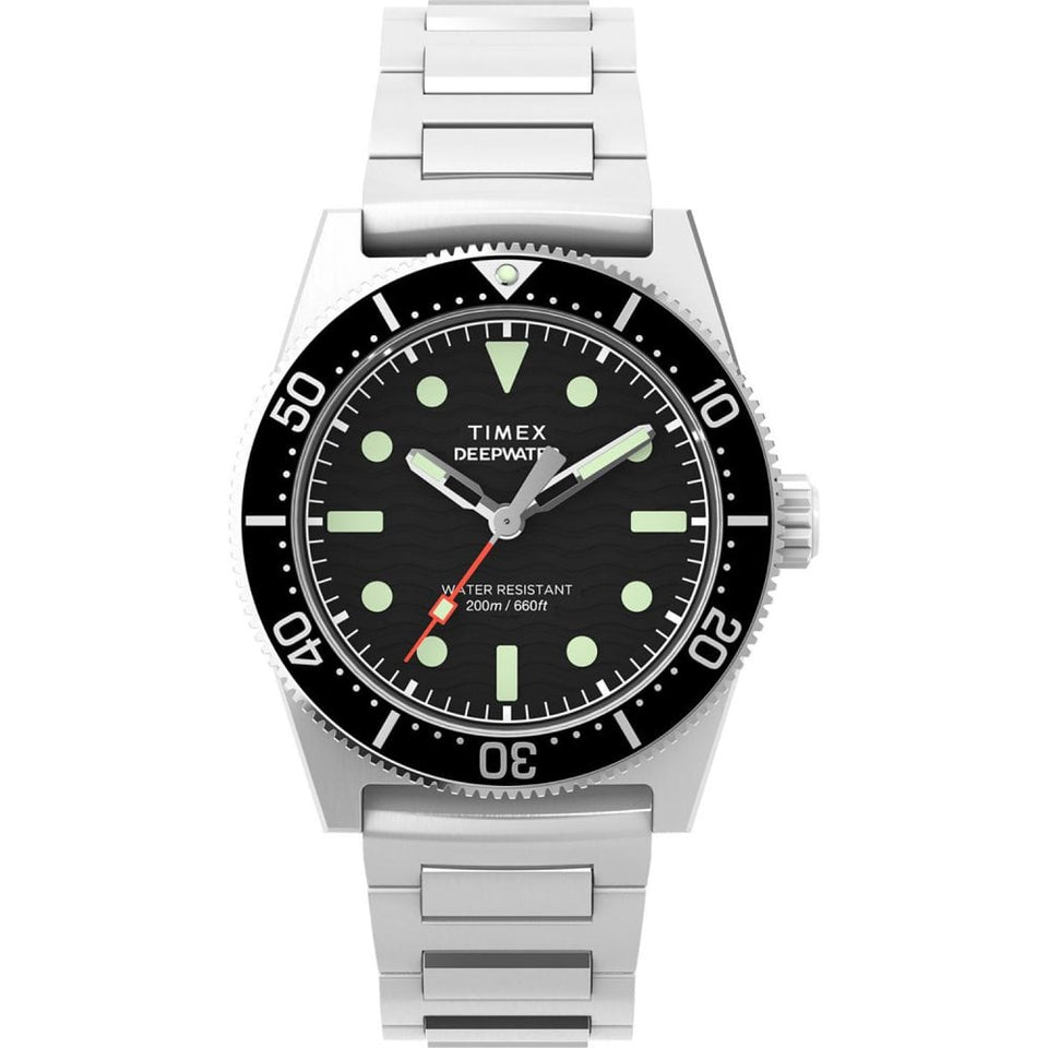 Timex Mens Deepwater Reef 200 41mm Black Dial Watch