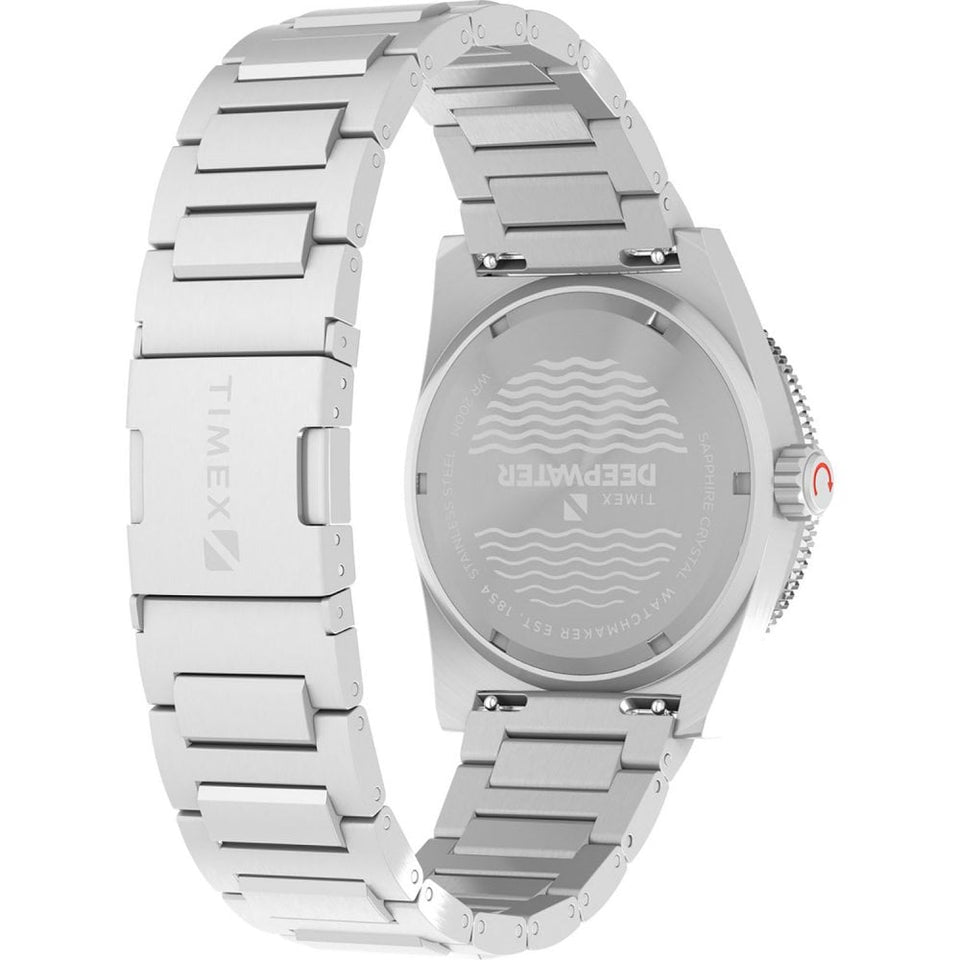 Timex Mens Deepwater Reef 200 41mm Black Dial Watch
