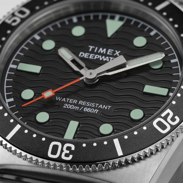 Timex Mens Deepwater Reef 200 41mm Black Dial Watch
