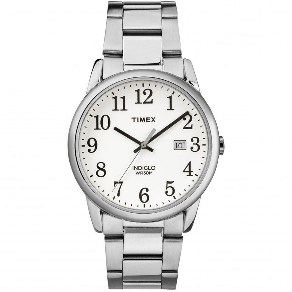 Timex Men's Easy Reader® 38mm Silver Dial Bracelet Watch