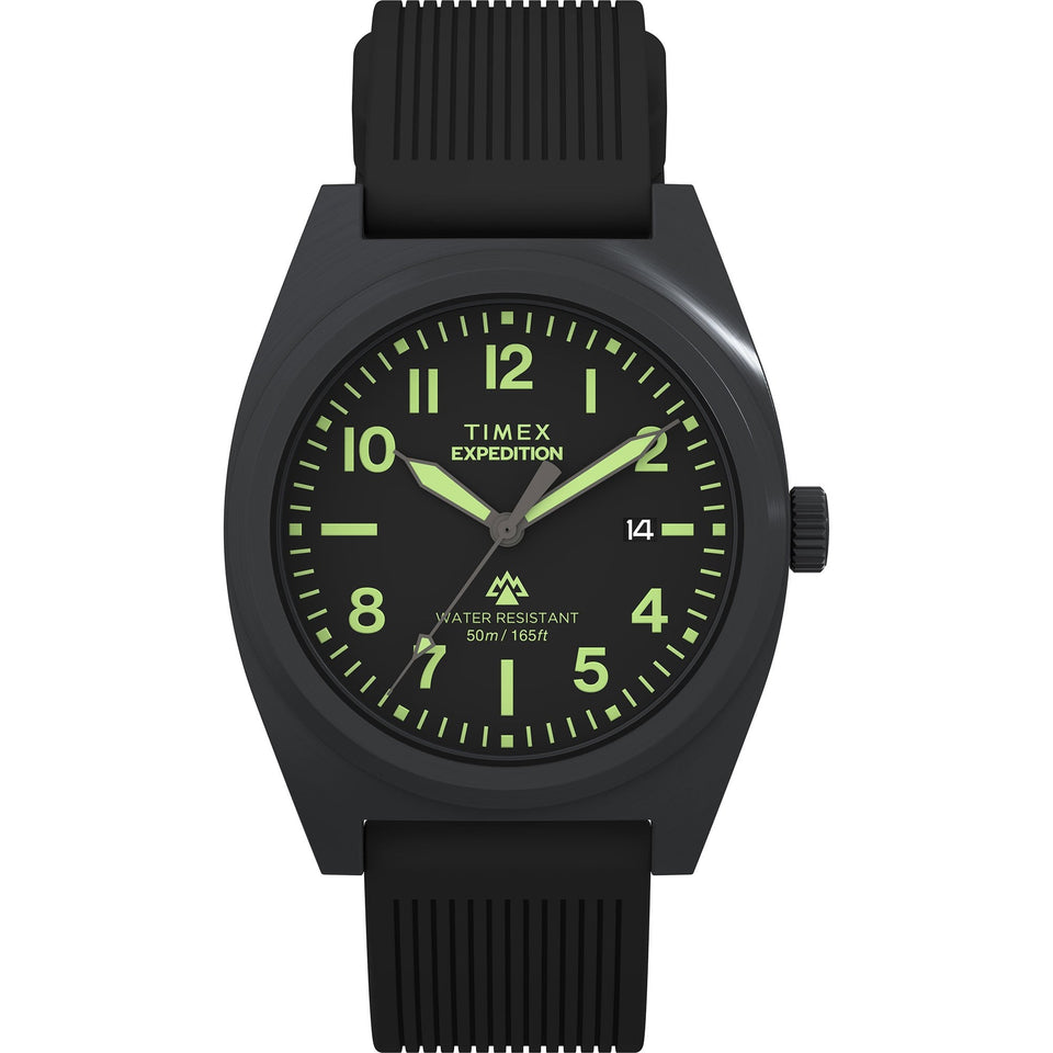 Timex Mens Expedition Capstone 39mm Black Strap Watch