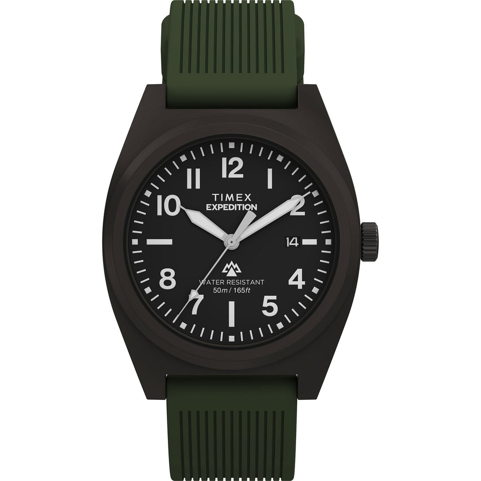 Timex Mens Expedition Capstone 39mm Green Strap Watch