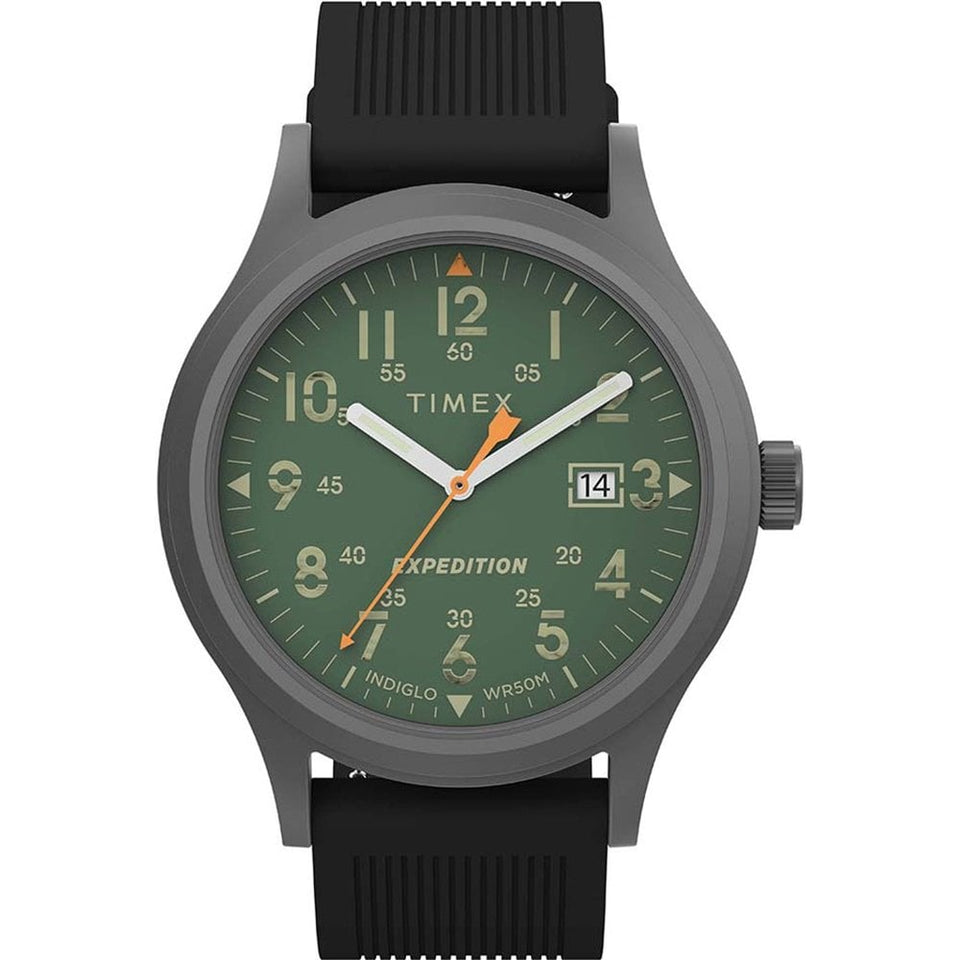 Timex Mens Expedition Scout 40mm Black Strap Watch