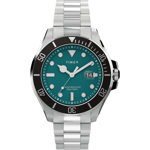 Timex Men's Harborside Coast 43mm Blue Dial Bracelet Watch