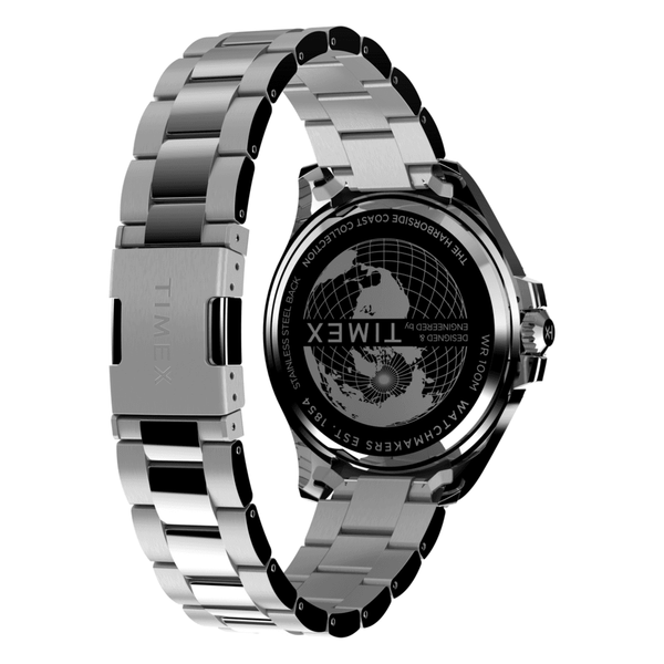 Timex Men's Harborside Coast 43mm Blue Dial Bracelet Watch