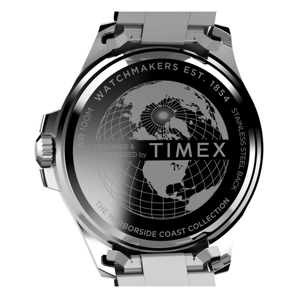 Timex Men's Harborside Coast 43mm Blue Dial Bracelet Watch