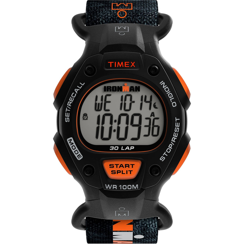 Timex Mens IRONMAN Classic 30-Lap 38mm Recycled Fabric Strap Watch 