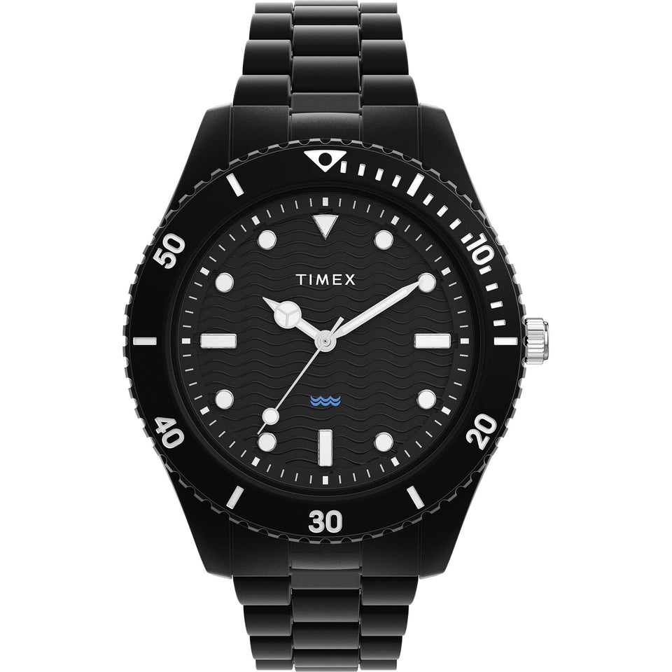 Timex Mens Legacy Ocean 42mm Divers Inspired Black Watch