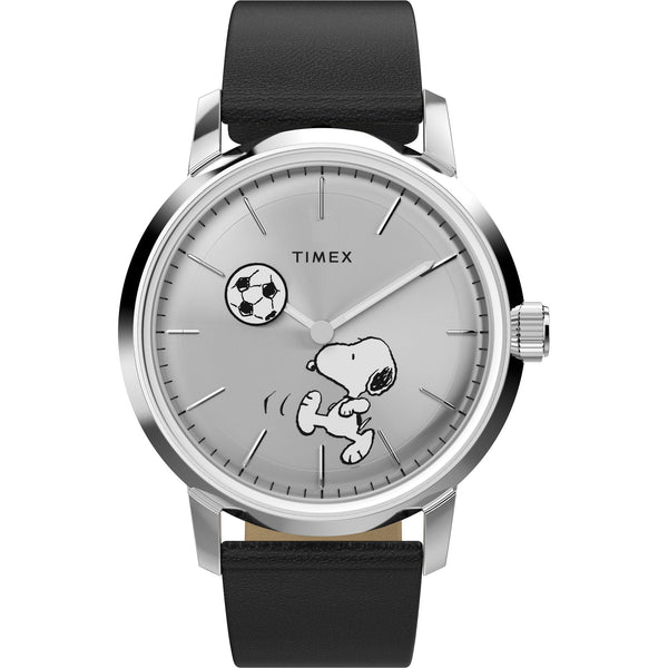 Timex Mens Marlin Peanuts Football 40mm Automatic Watch