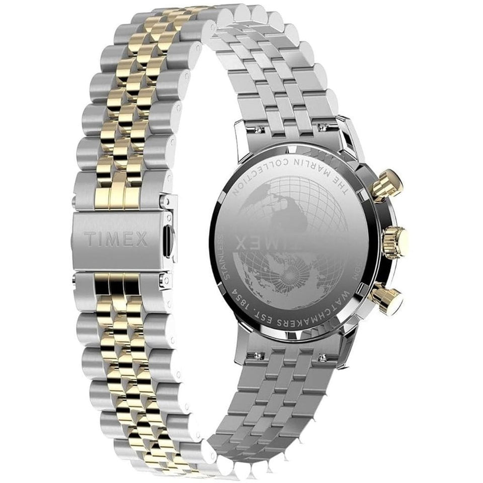 Timex Mens Marlin  Two Tone 40mm Chronograph Watch