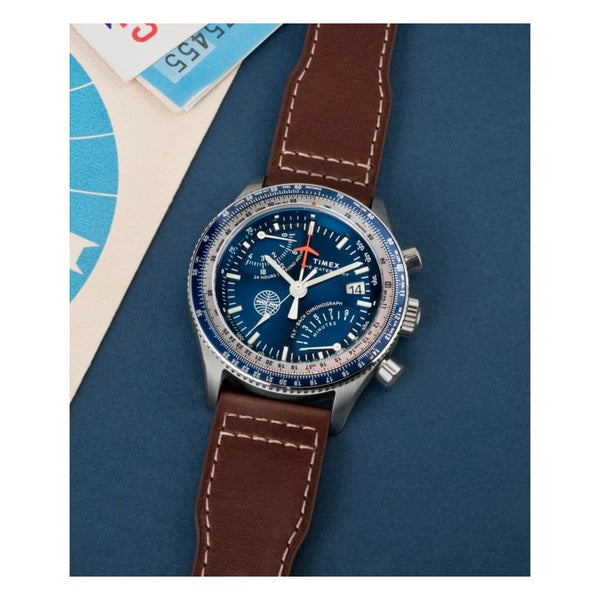 Timex Men's Pan AM Fly Back Chronograph Watch