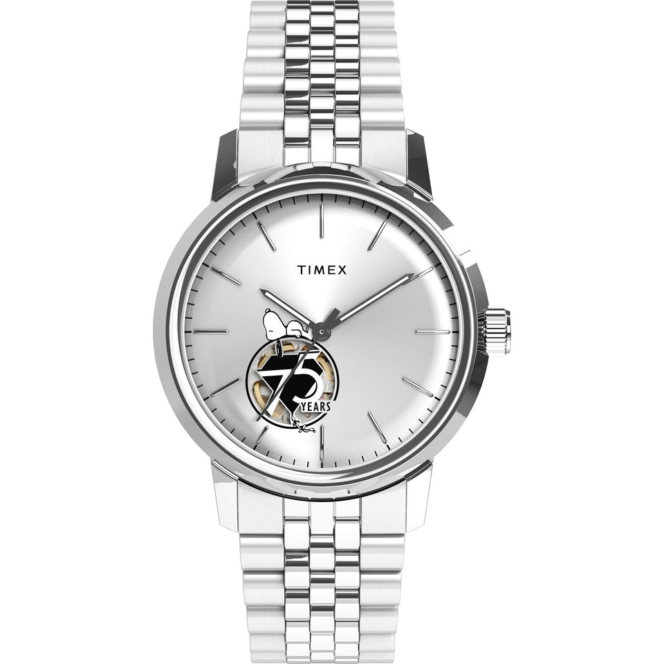 Timex Mens Peanuts Marlin 75th Anniversary 40mm Automatic Watch