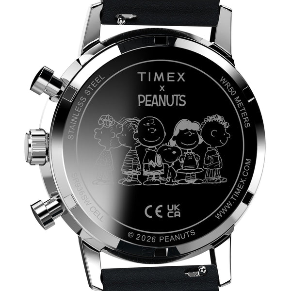 Timex Mens Peanuts Marlin Chronograph Cool Joe 40mm Watch