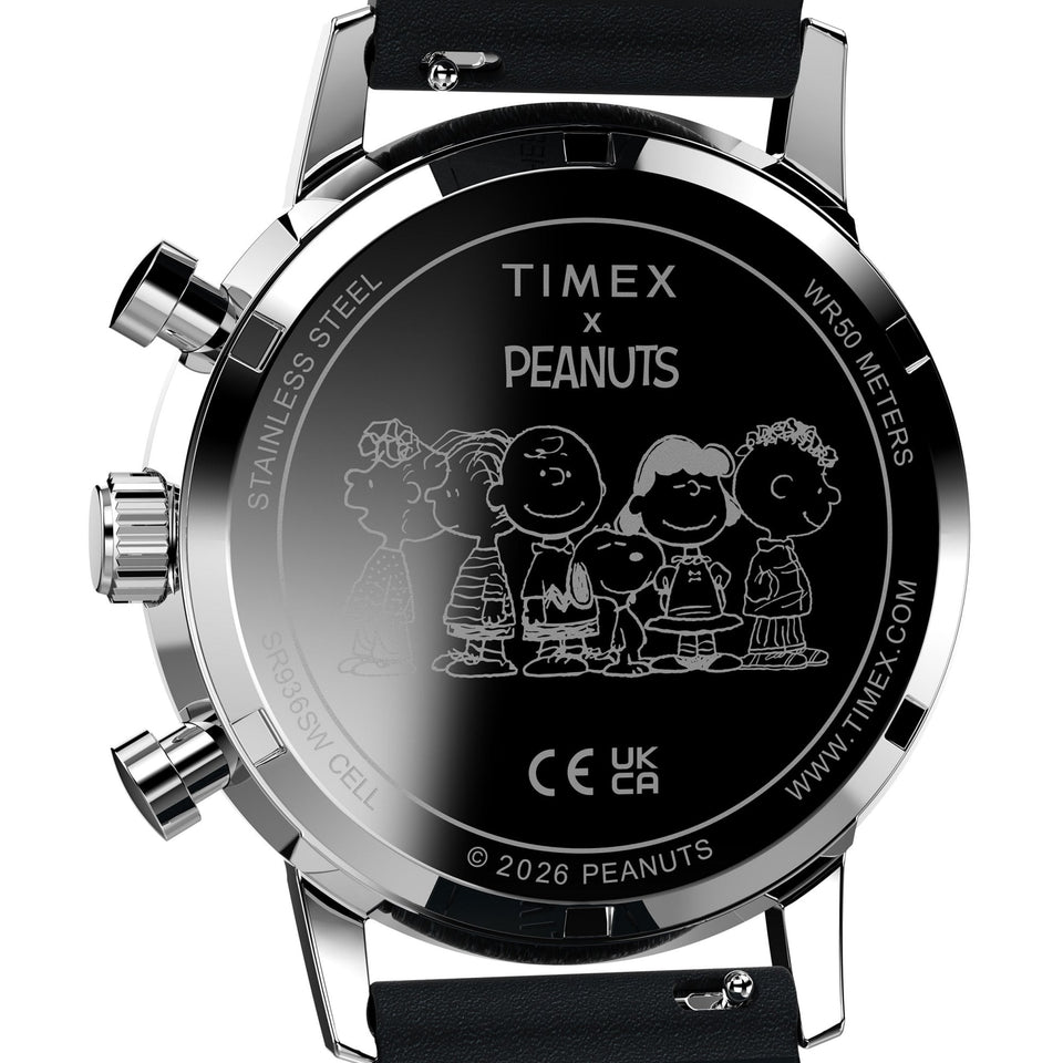 Timex Mens Peanuts Marlin Chronograph Cool Joe 40mm Watch