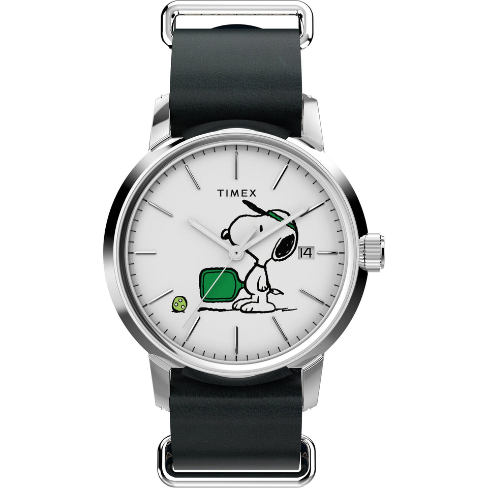 Timex Mens Peanuts Pickleball Dial 40mm Automatic Watch