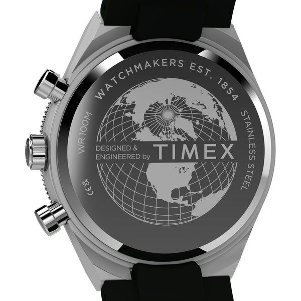 Timex Mens Q Continental 40mm Chronograph Strap Watch
