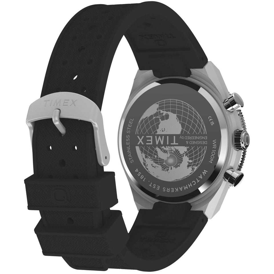 Timex Mens Q Continental 40mm Chronograph Strap Watch