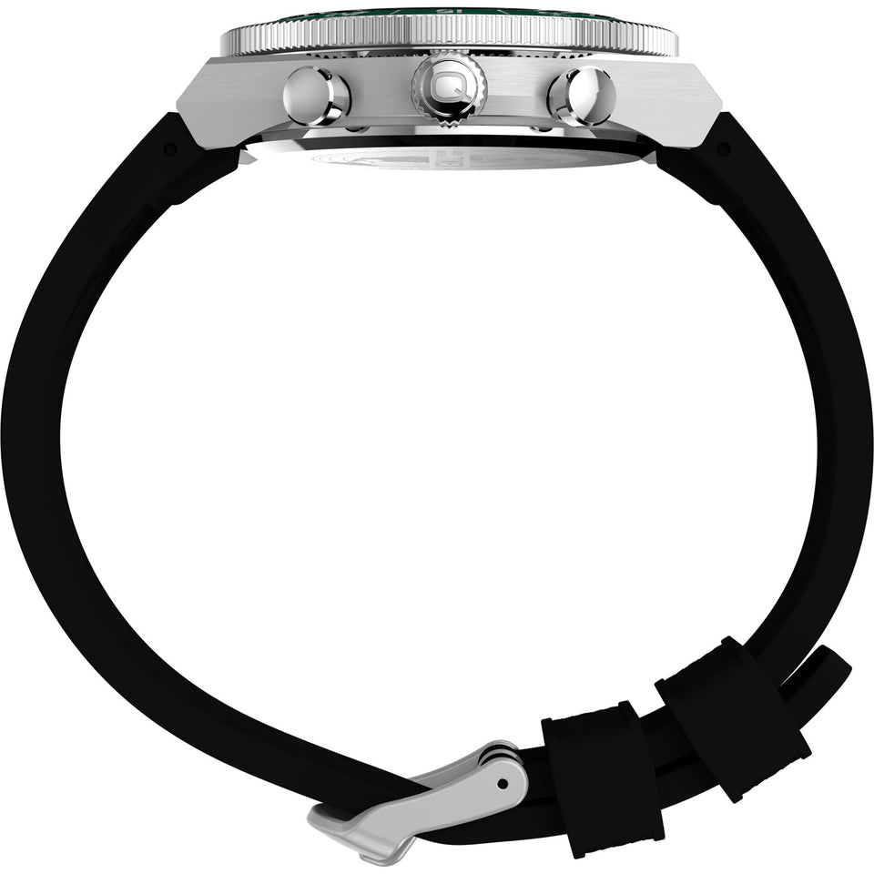 Timex Mens Q Continental 40mm Chronograph Strap Watch