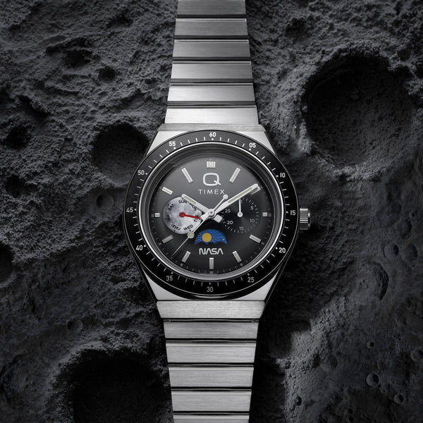 Timex Mens Q NASA 40mm Bracelet Watch