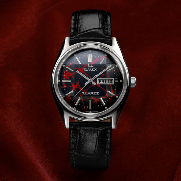 Timex Mens Red Vega 1978 Reissue 38mm Watch