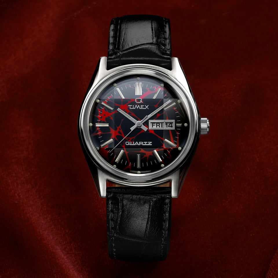 Timex Mens Red Vega 1978 Reissue 38mm Watch
