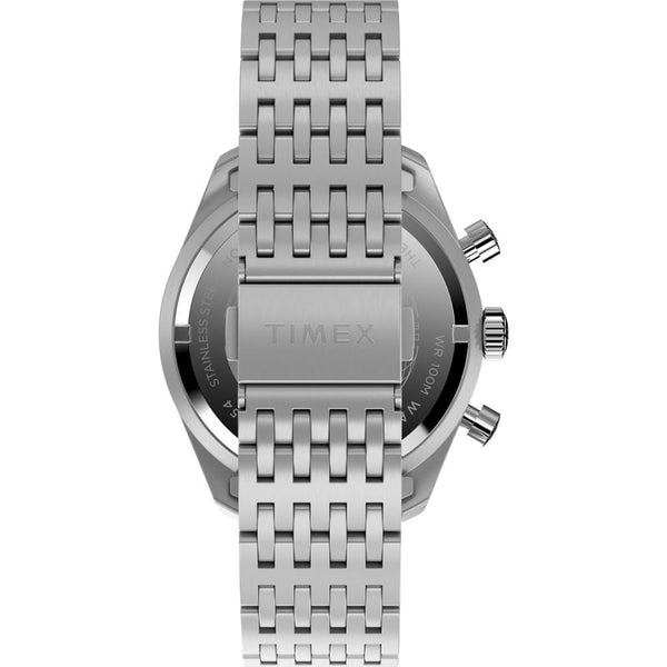 Timex Mens Waterbury Traditional Chronograph 41mm Blue Dial Watch