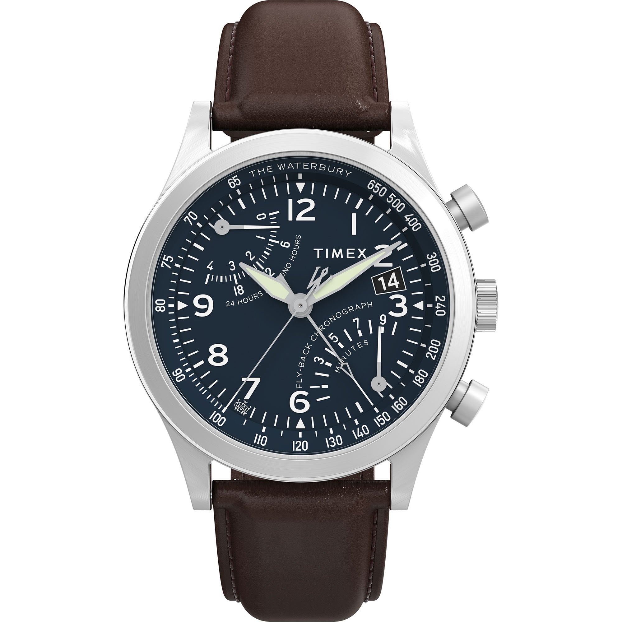 Timex Mens Waterbury Traditional Fly-back Chronograph Watch TW2W47900 ...