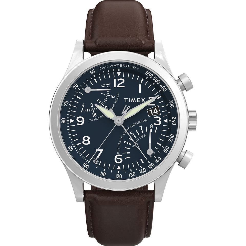 Timex Mens Waterbury Traditional Fly-back Chronograph Watch