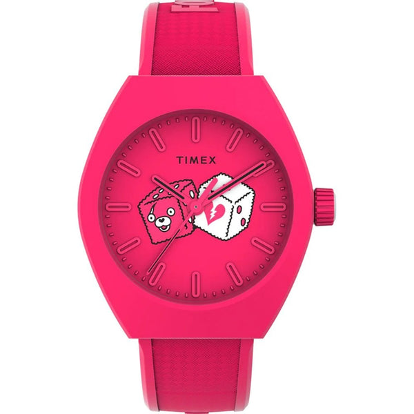 Timex Men's X Fortnite Eco Ceramic Pink Watch