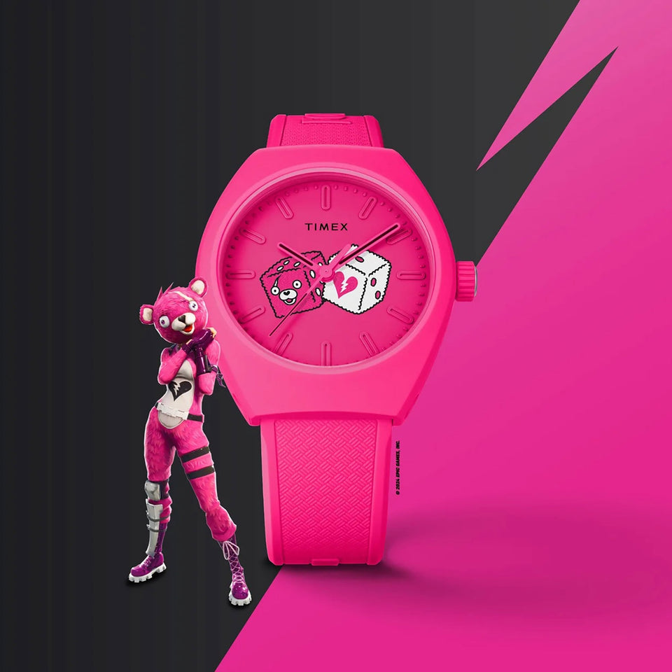 Timex Men's X Fortnite Eco Ceramic Pink Watch